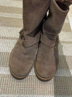 Women’s Brown Suede Mid-Calf Desert Boots